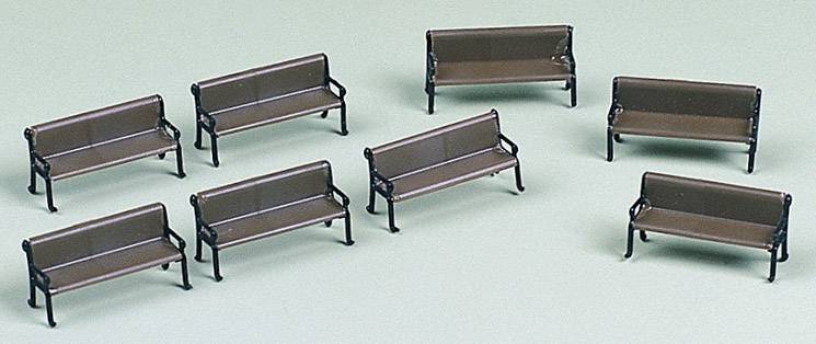 Лавки масштабу H0, комплект з 8 штук