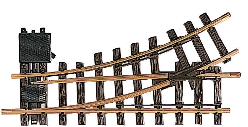 Ліва стрілочна вказівка LGB 12100, 300 x 645 мм, 30°, ручне керування, шкала IIm