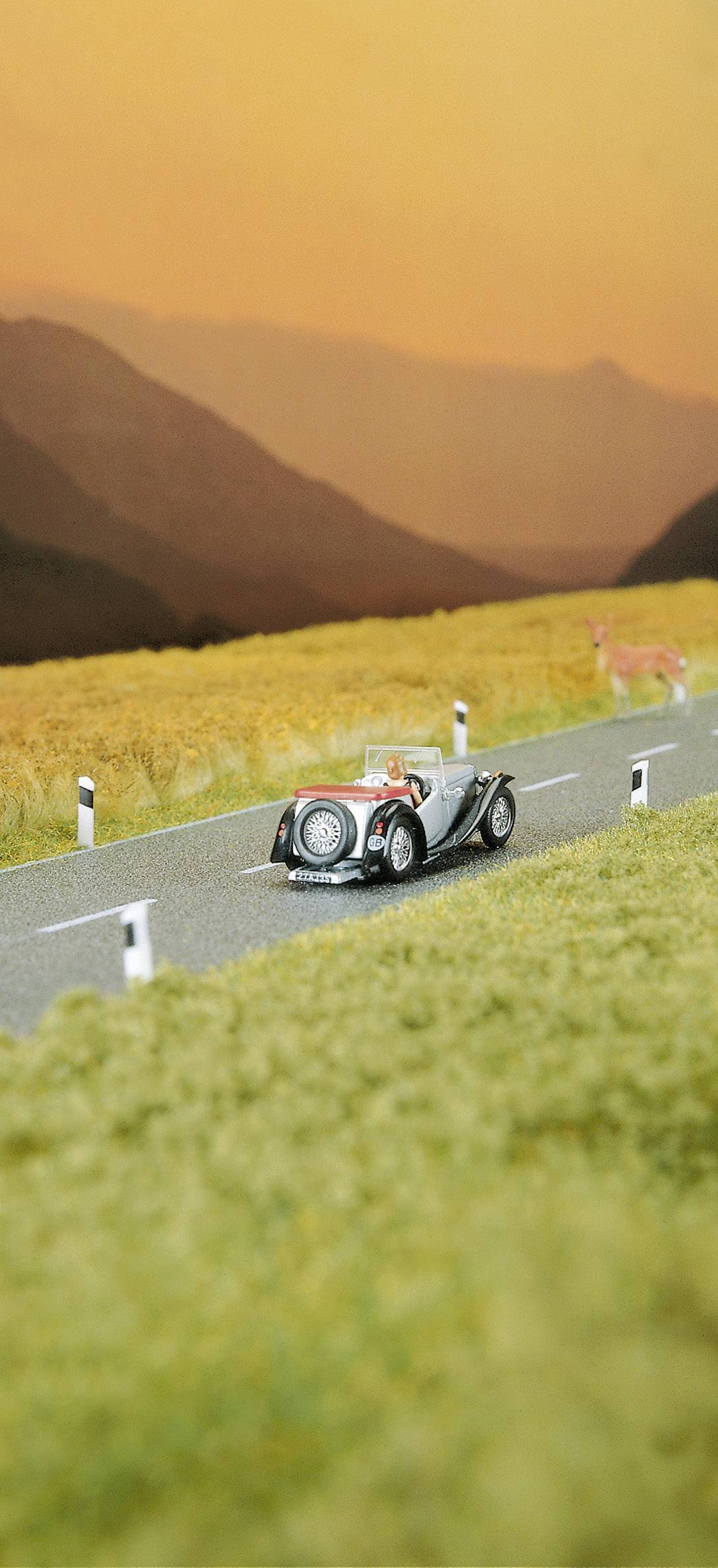 Асфальтована дорога, Busch 6033, 1000 мм x 66 мм, масштаб H0/TT