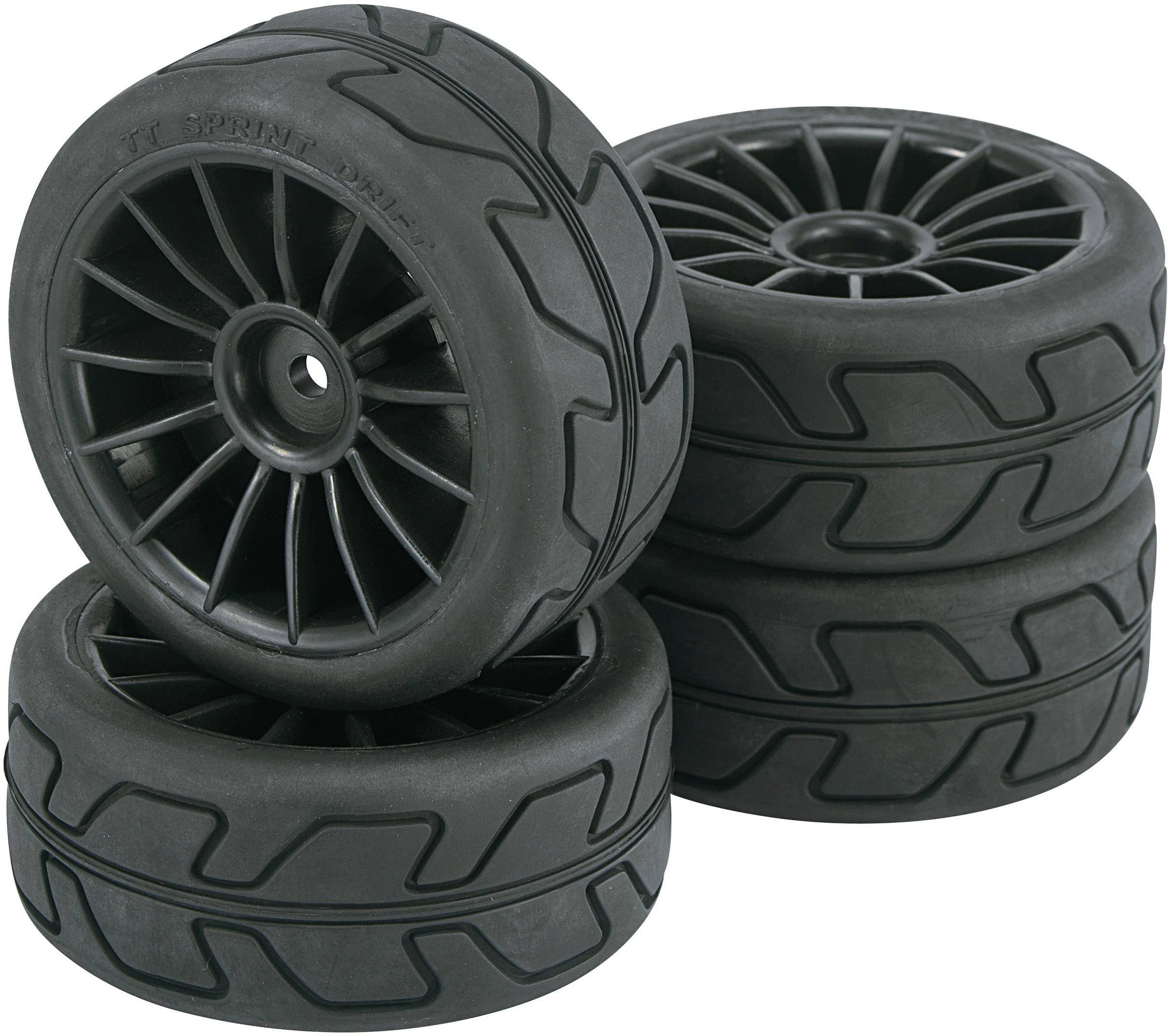 Комплектне колесо Reely RE-6571848 1:10 Speed 4 шт.