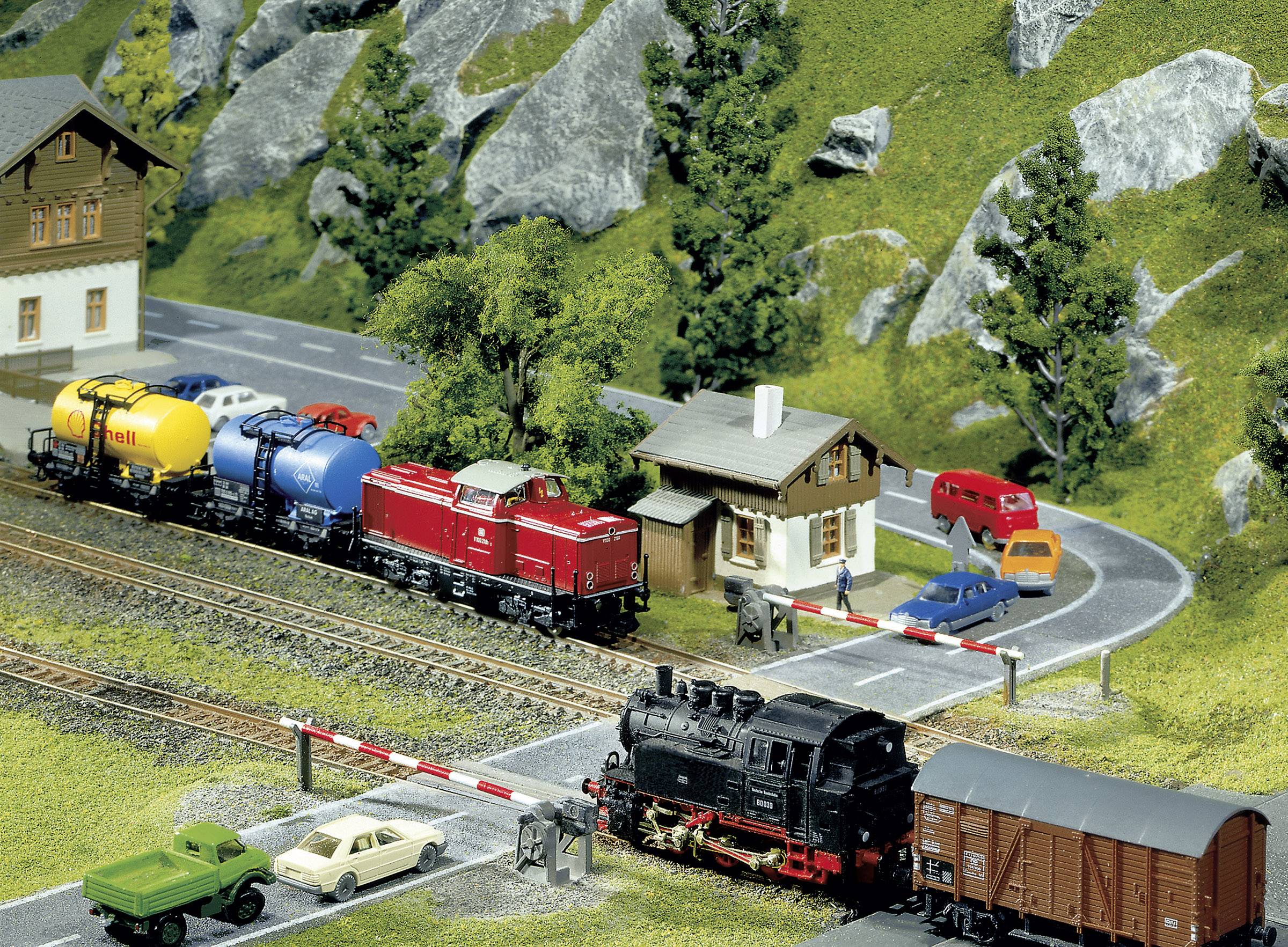 Залізничний переїзд, Faller 282730, 52 x 39 x 31 мм, масштаб Z