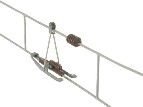 Роз'єднувач контактного проводу Viessmann, масштаб H0