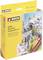 Opakowanie z akcesoriami do modelarstwa, prezentujące krajobraz makiety z mostem i tunelem. Zawiera specjalistyczne płótno gipsowe do tworzenia szczegółowych powierzchni.