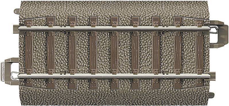 Рейки TRIX H, тип C, прямі, 70,8 мм, 10 шт., масштаб H0, TR