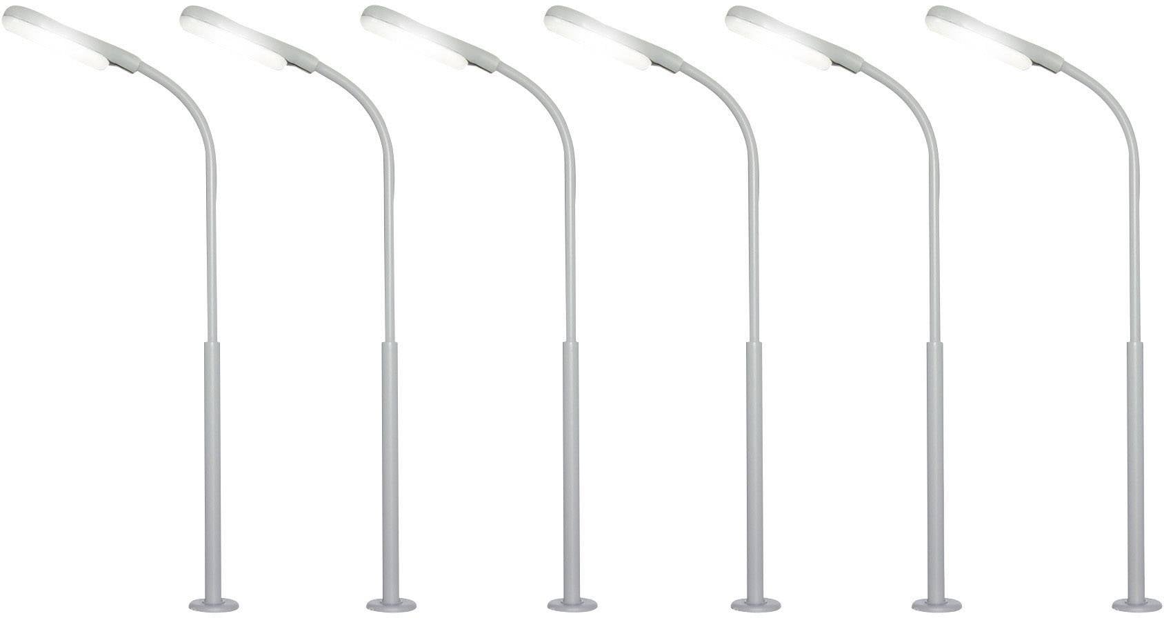 Комплект дугових ламп Viessmann 60906, 100 мм, тип C, шкала H0, епоха III, 6 шт.