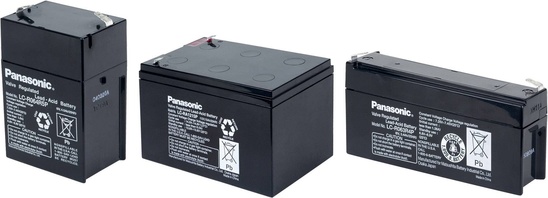 Akumulator żelowy Panasonic 12 V 65 Ah LCX1265PG, 12 V
