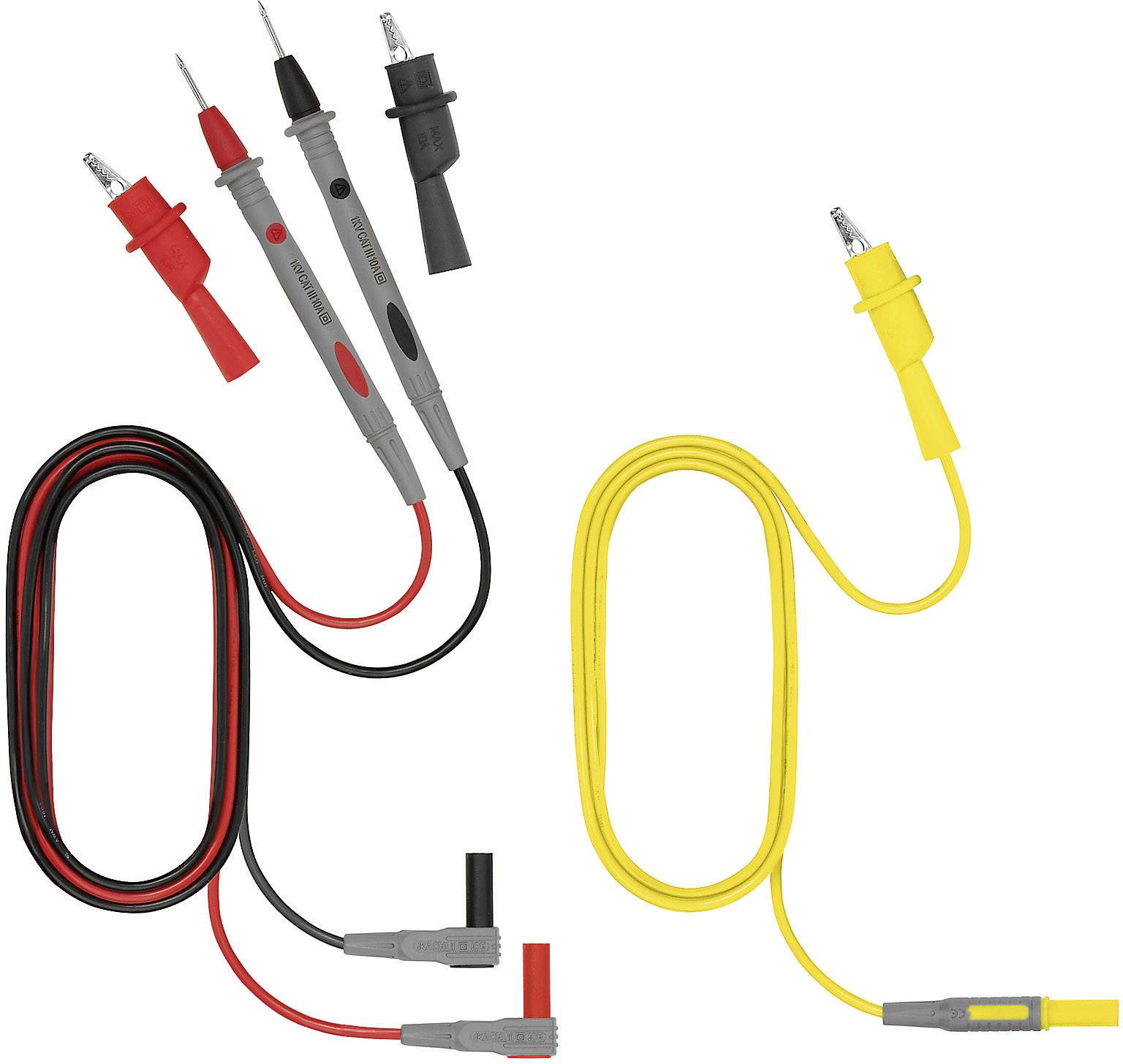Weidmüller ZUB TEMPHASER Набір тестових щупів безпеки, штекер, пластинчасті затискачі типу «крокодил» 4 мм, зонд 1,00 м 1 шт.