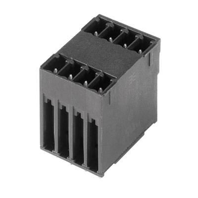 Weidmüller 1030280000 Obudowa złącza pin męskiego na PCB SCD 3.81/08/180G 3.2SN BK BX, wire-to-board, piny: 8, 10 A, 50 szt.