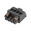 Weidmüller 1069350000 Obudowa złącza pin męskiego na PCB BHZ 5.00/04/90LH BK/BK, wire-to-board, piny: 4, 78 szt.
