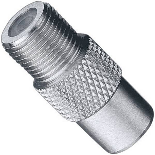 Adapter F-coax [złącze żeńskie F - złącze męskie antenowe 75 Ω] srebrny Renkforce