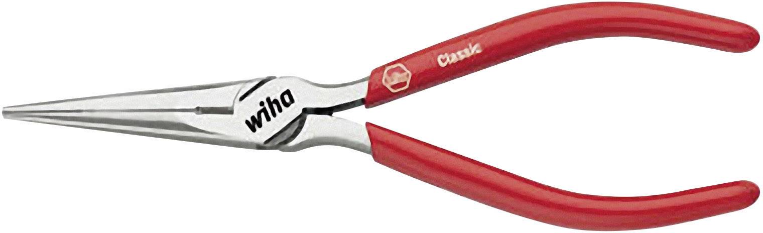 Wiha 10349 для електроніки та механіки Плоскі круглі плоскогубці, прямі, інструментальна сталь, 160 мм