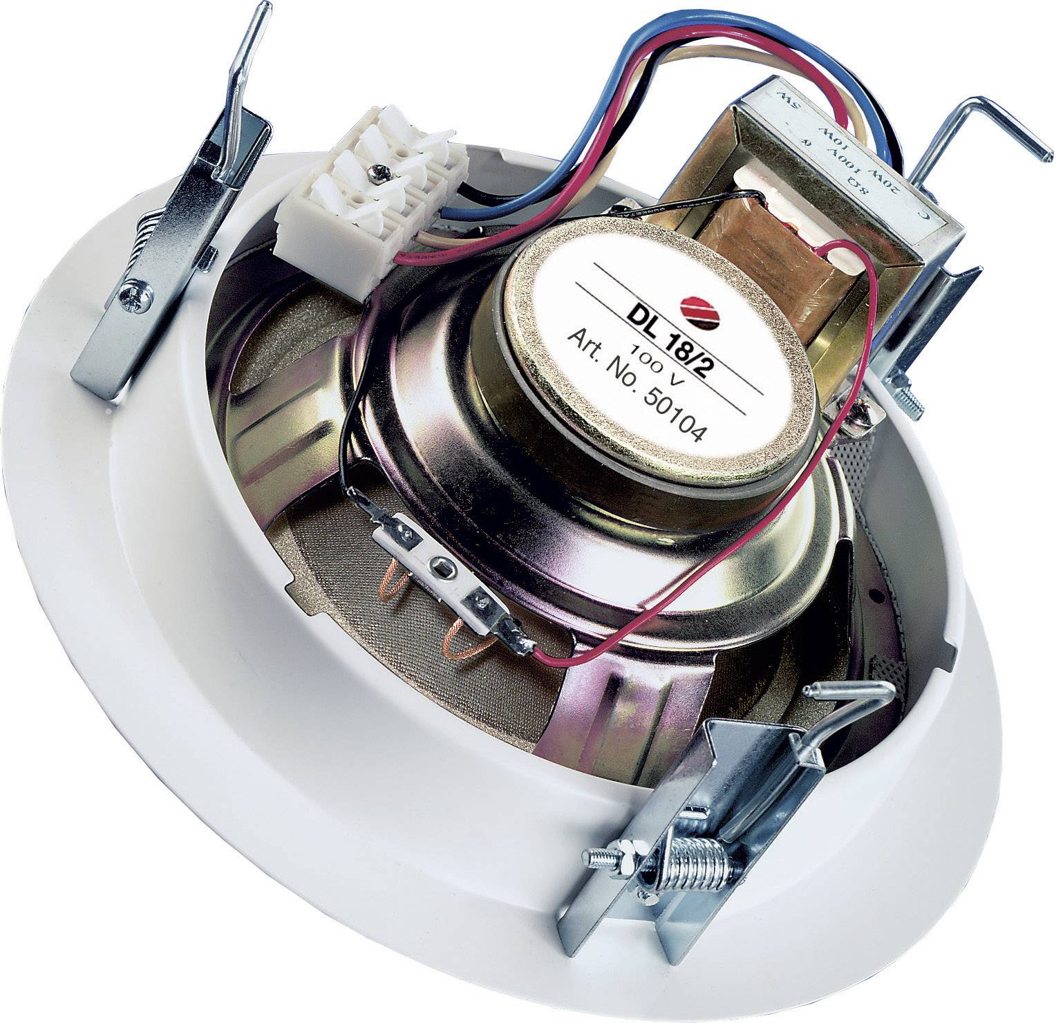 Стельовий динамік Visaton 50104, 8 Ом, 50-20 000 Гц, 100 В, Н/Д, колір виробника: білий, 1 шт.