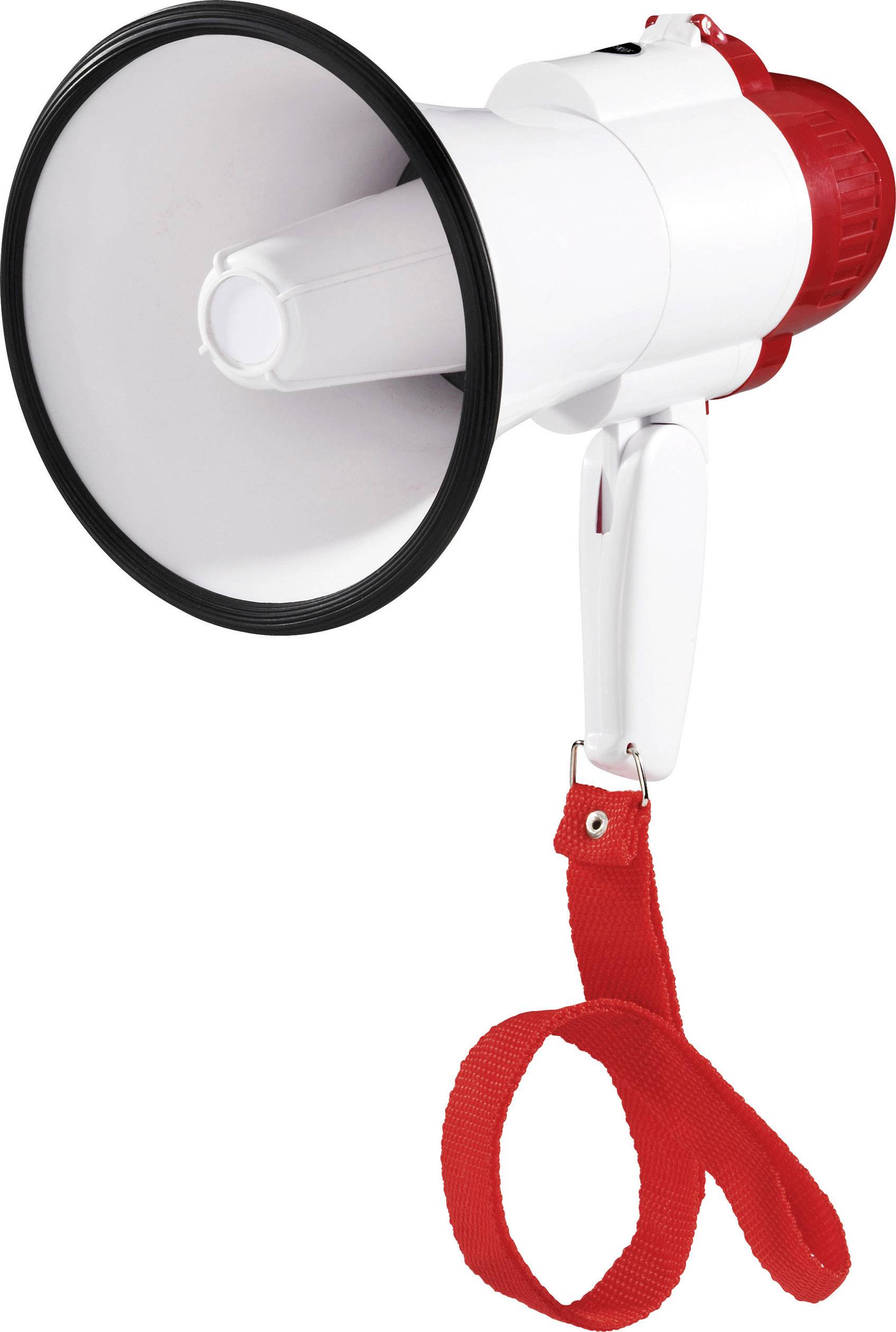 SpeaKa Professional XB-7S Megafon z paskiem, funkcja nagrywania, zintegrowane dźwięki