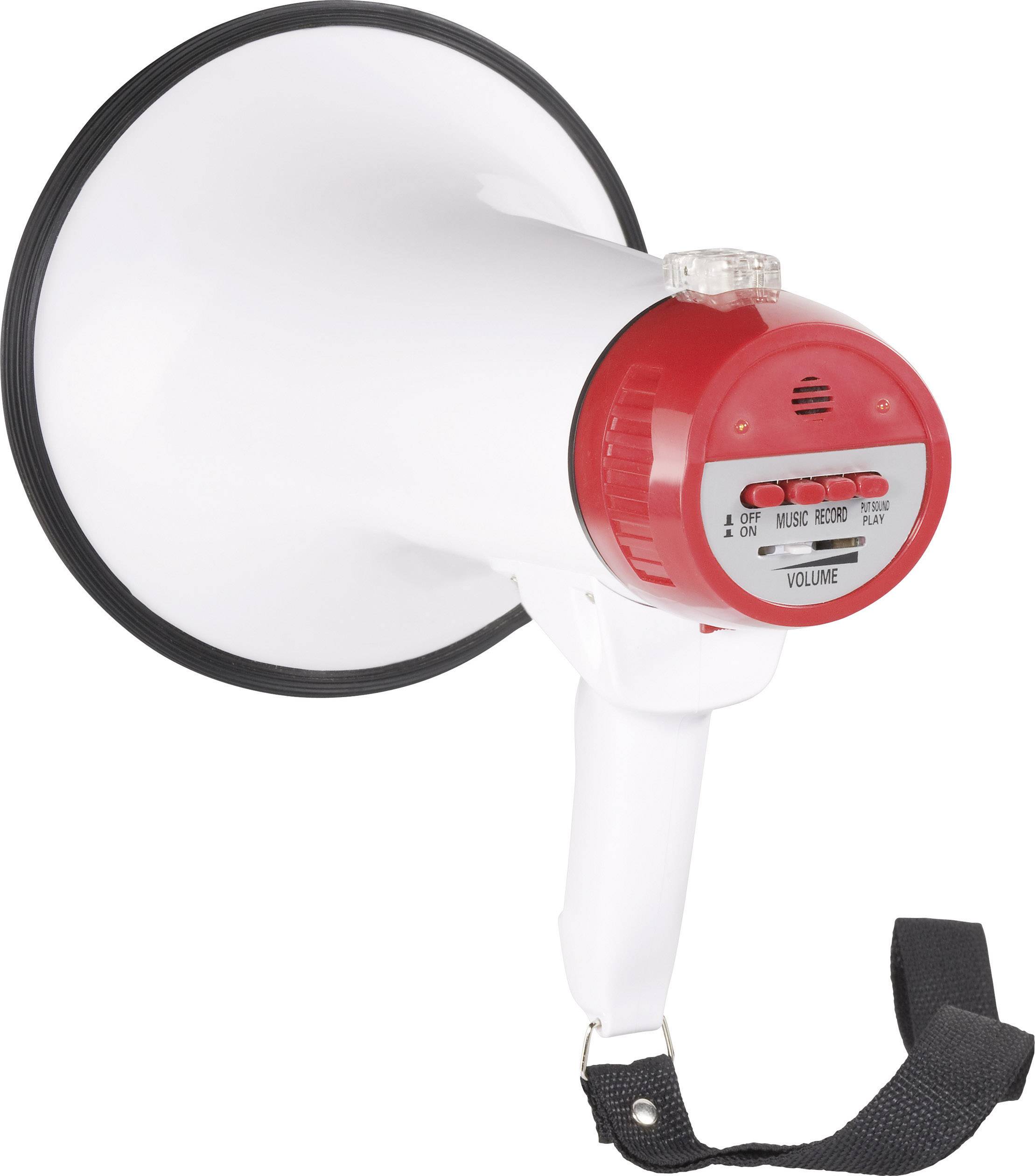 Мегафон SpeaKa Professional XB-11SR, потужність: 25 Вт, максимальна дальність дії: 500 м, 225 мм x 330 мм, функція запису