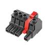 Weidmüller 1156600000 Obudowa złącza pin żeńskiego na kabel BUZ 10.16IT/02/180MF AG BK BX, wire-to-board, piny: 2, 60 A, 30 szt.