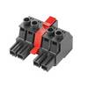 Weidmüller 1156620000 Obudowa złącza pin żeńskiego na kabel BUZ 10.16IT/03/180MF3 AG BK BX, wire-to-board, piny: 3, 60 A, 21 szt.