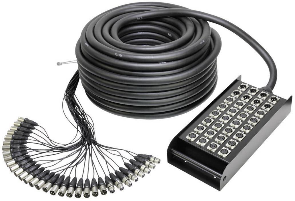 Kabel wielordzeniowy AH Cables K32C50 K32C50, wejścia: 24 x, wyjścia: 8 x, 50.00 m