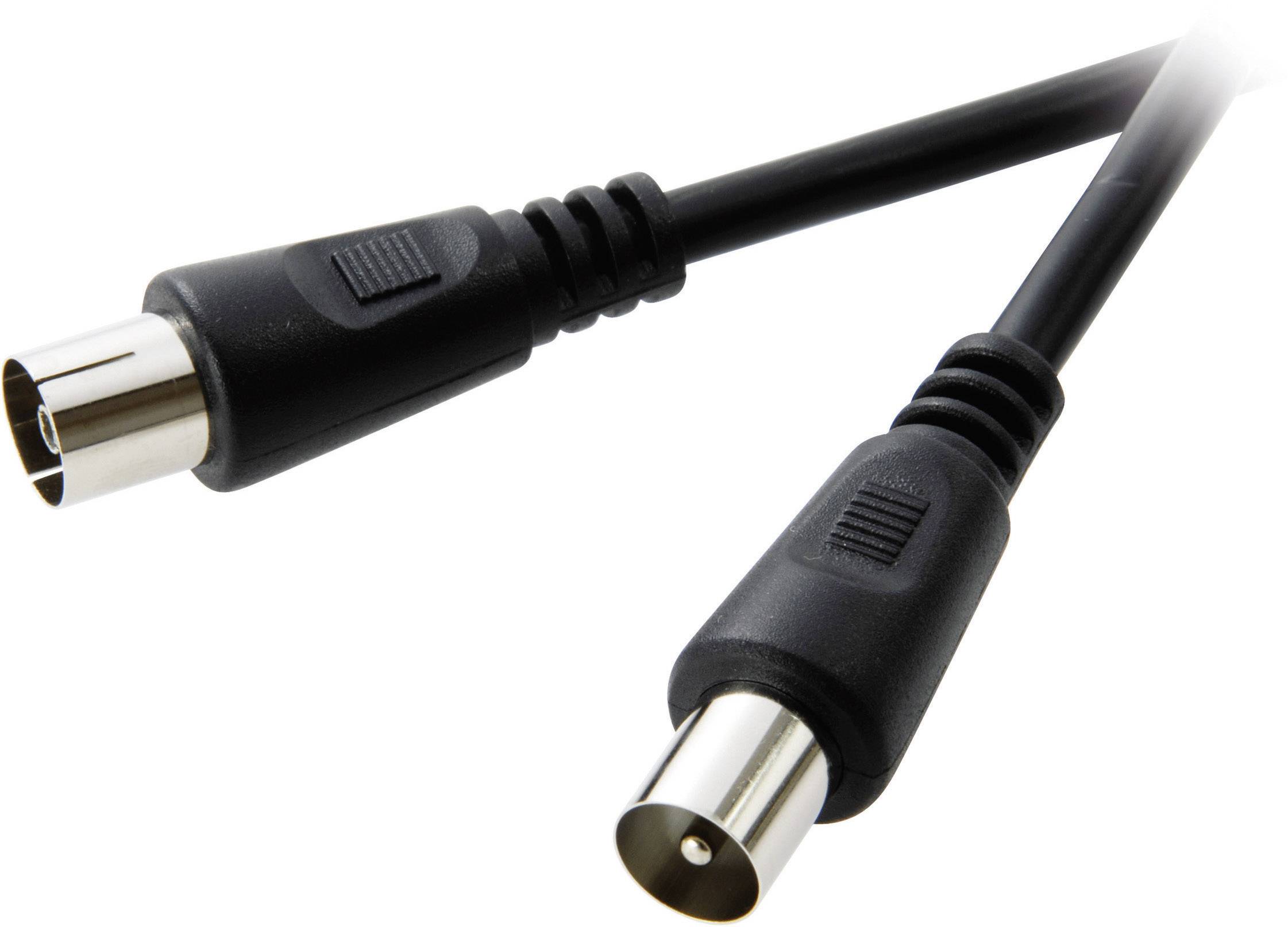 Kabel Anteny, SpeaKa Professional SP-1301632 325408, 1x złącze M antenowe 75 Ohm na 1x złącze Ż antenowe 75 Ohm, 75 dB, 