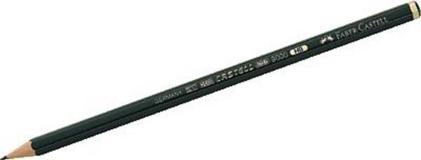 Ołówek Faber-Castell Faber-Castell CASTELL 9000 - Bleistift - 6B 119006, 1 szt.
