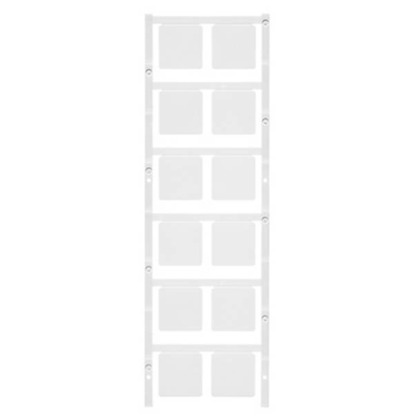 Tabliczka znamionowa Weidmüller SM 27/27 NEUTRAL WS 1773220000, montaż: przyklejanie, 27 x 27 mm, 60 szt.