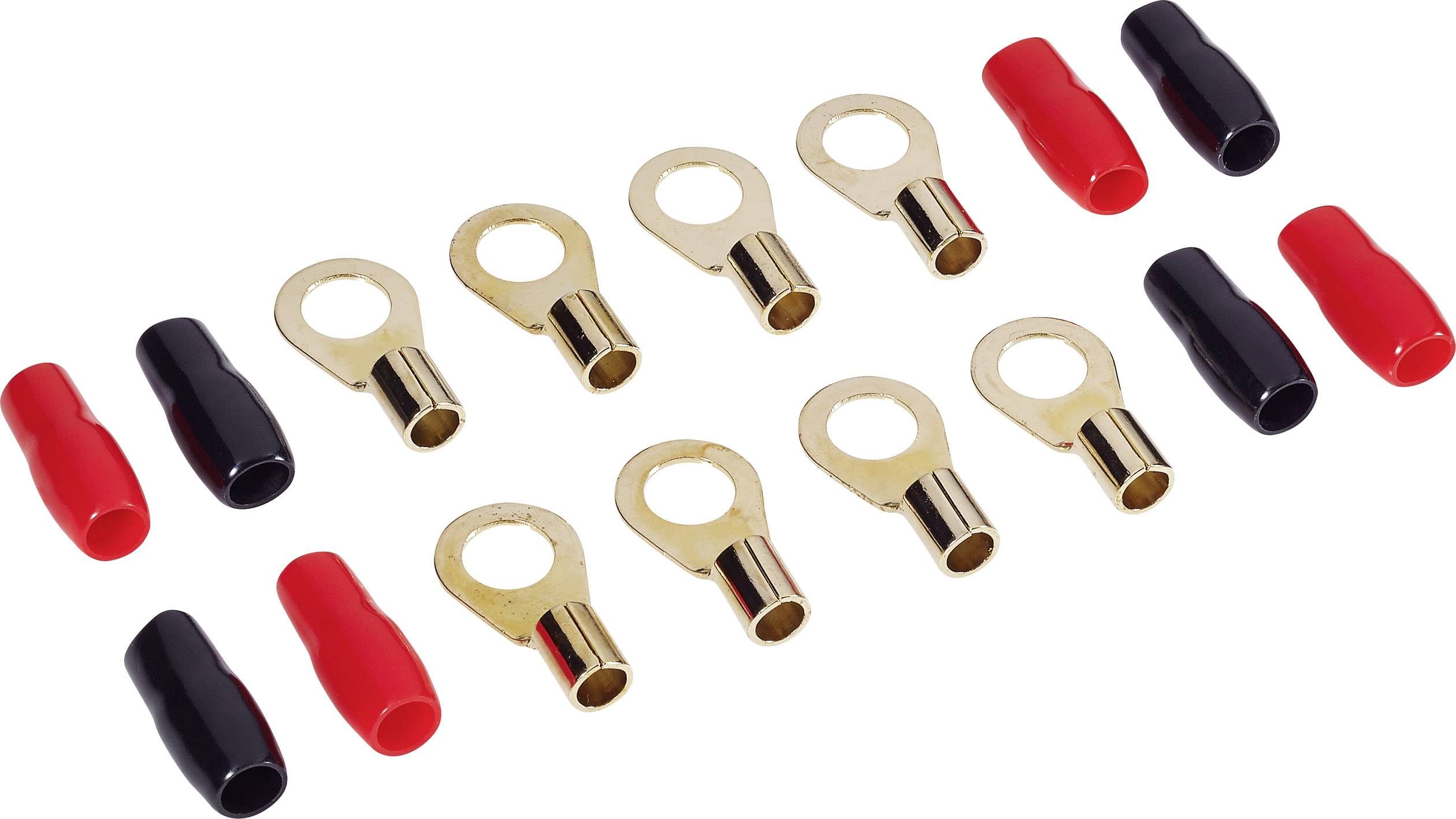 Кільцеві кабельні наконечники Sinuslive, 10 мм2, 8 шт.