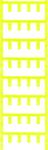 Oznacznik przewodu, MultiCard, 12 x 5.7 mm, poliamid 66, Kolor: żółty