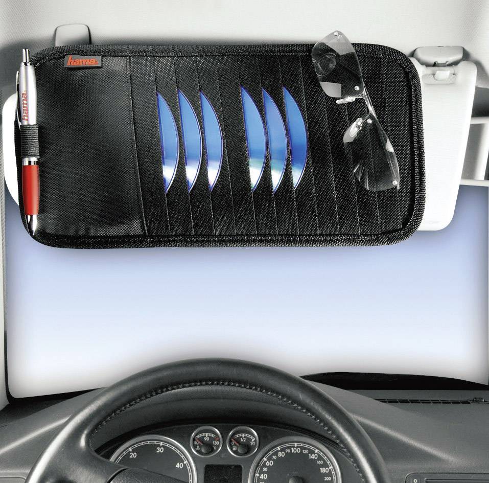 Сонцезахисний козирок Hama для зберігання 12 компакт-дисків