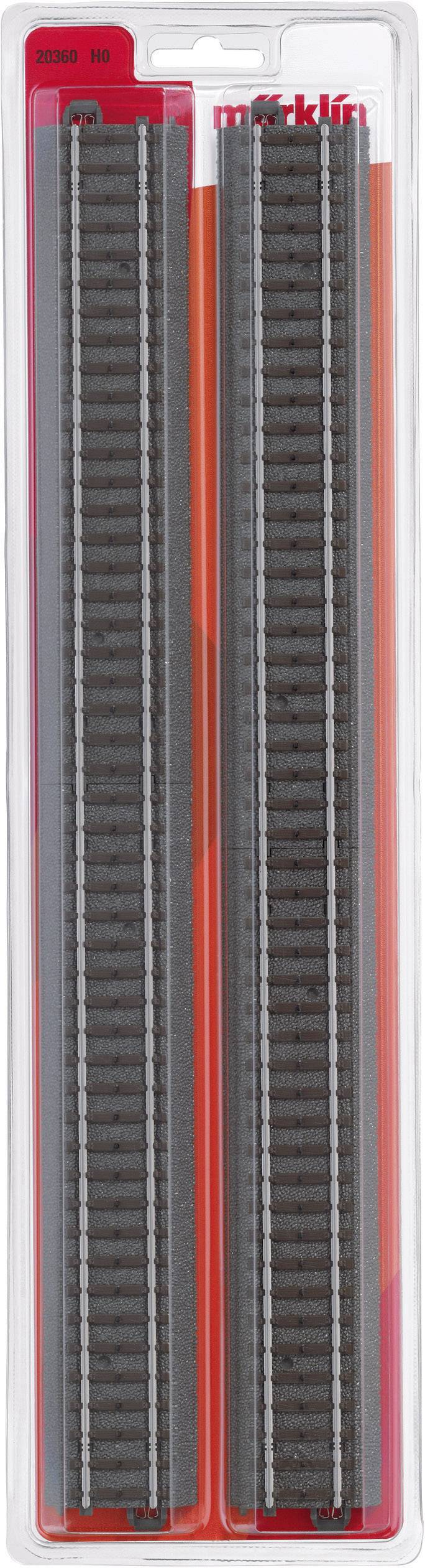 H0 Marklin C (з основою) 20360 Рейка - пряма 360 мм 2 шт.