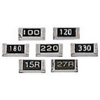 Małe rezystory SMD w różnych wartościach: 100, 120, 180, 220, 330, 15R i 27R.