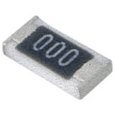 Mały, prostokątny elektroniczny rezystor SMD z napisem '000', wskazujący wartość oporu 0 omów.