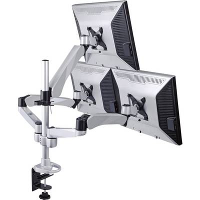 Uchwyt do monitora, stołowy SpeaKa Professional SP-1624812, 25,4 cm (10") - 61 cm (24"), Maks. udźwig: 20 kg, do 3 monit-1