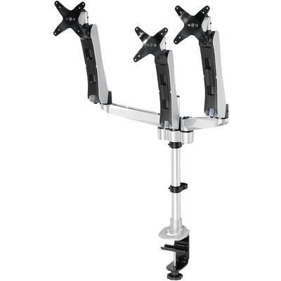 Uchwyt do monitora, stołowy SpeaKa Professional SP-1624812, 25,4 cm (10") - 61 cm (24"), Maks. udźwig: 20 kg, do 3 monit-2