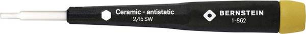 Wkrętak dostrojczy z klingą ceramiczną, 6-kt., 2,45 mm SW BERNSTEIN Tools for Electronics 1-862 1 szt.