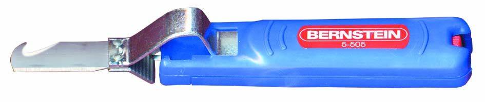 Інструменти Bernstein для електроніки 5-505 Bernstein Werkzeugfabrik Сумісність лез для ізоляції дроту з круглим кабелем 4-28 мм
