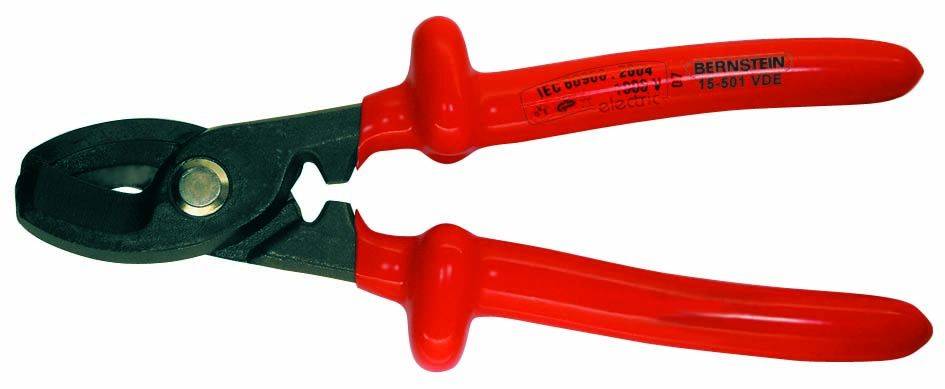 Nożyce do kabli VDE BERNSTEIN Tools for Electronics Bernstein Werkzeugfabrik 15-501 VDE 210 mm