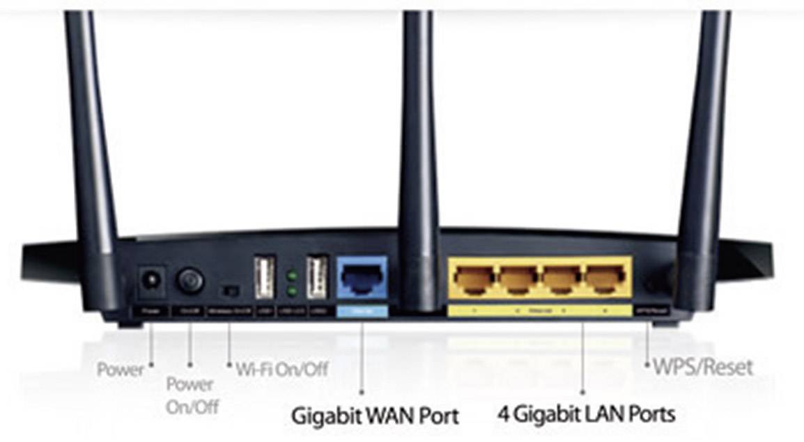 Router TP-LINK Archer C7 V5, LAN (10/100/1000 MBit/s), USB 2.0, 2.4 GHz, 5 GHz, 1.75 GBit/s-2