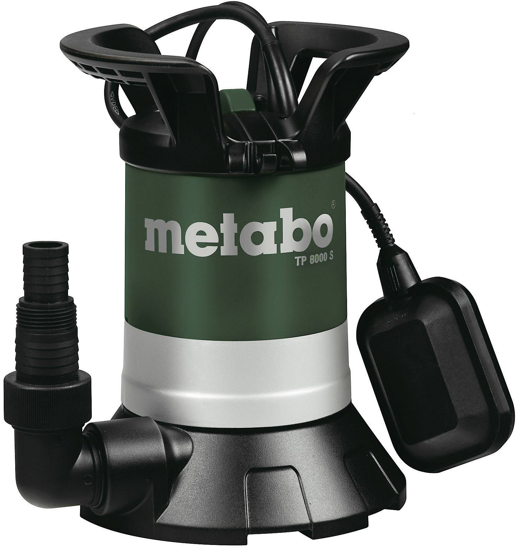 Занурювальний насос для чистої води Metabo TP 8000 S 250800000, 350 Вт, 0,7 бар, 8000 л/год, 7 м