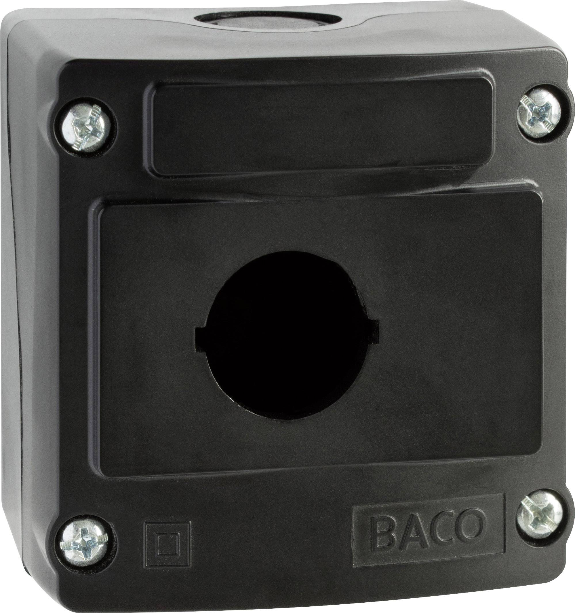 Корпус BACO LBX0100NR, 74 x 74 x 47,9 мм, чорний