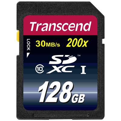 Karta pamięci SDXC Transcend TS128GSDXC10, 128 GB, Class 10, 30 MB/s / 22 MB/s
