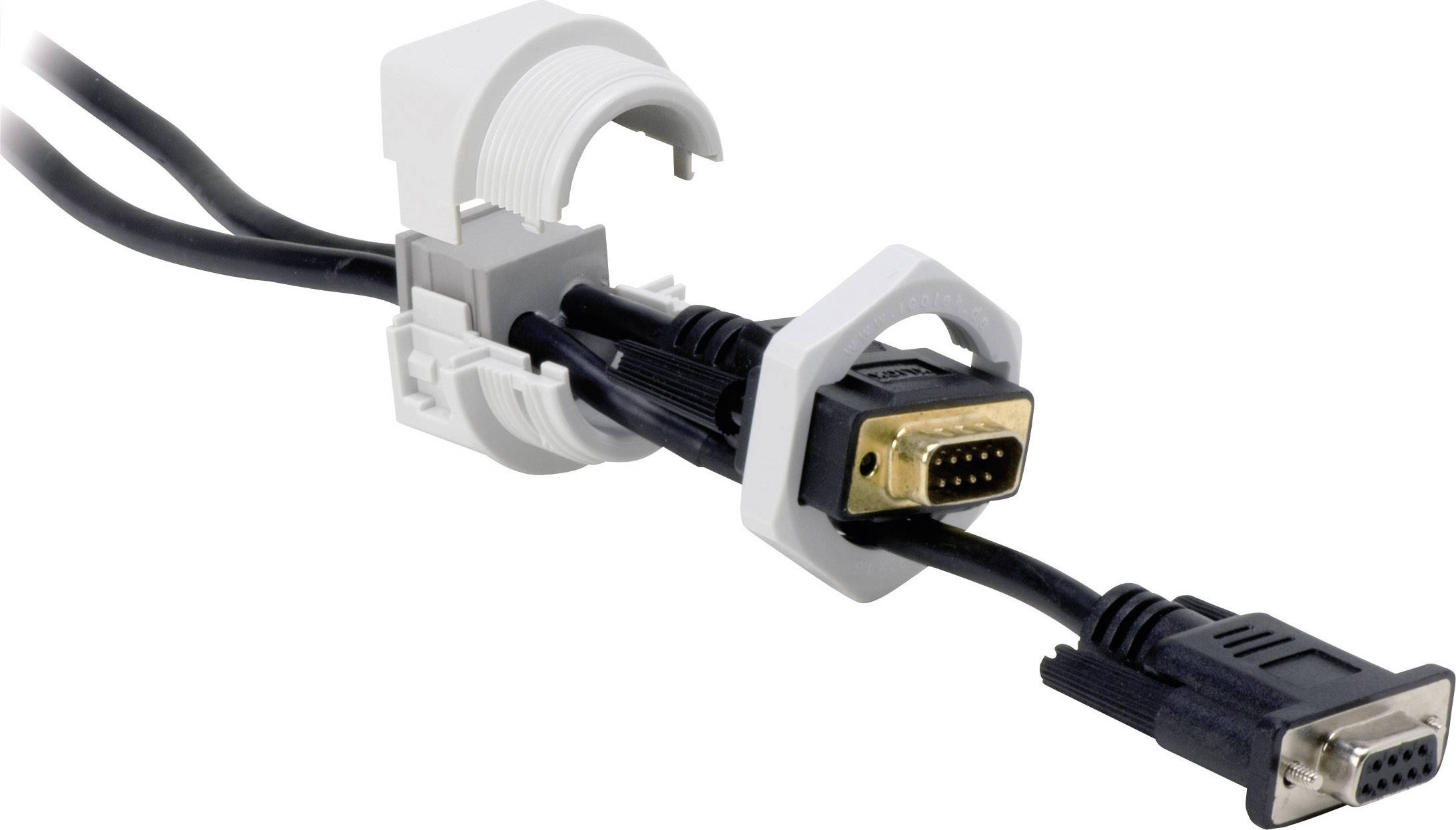 Кабельний сальник KVT Icotek, KVT 32 SUB-D9, 45037, сірий, 1 шт.