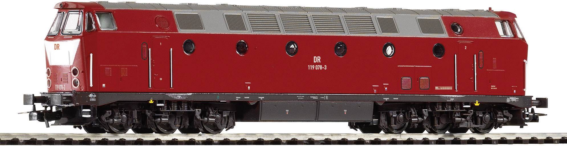 Lokomotywa diesel H0 Piko H0 59937, DC, Długość ze zderzakami: 224 mm