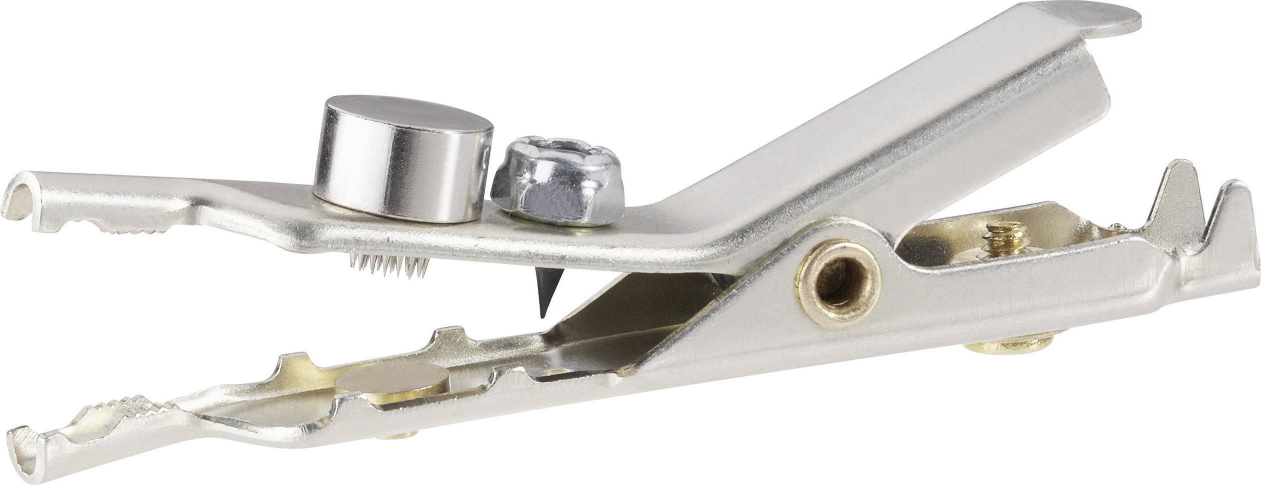 Срібний затискач «крокодил» Максимальний діапазон затискання: 25,4 мм Довжина: 68,6 мм Cliff FCR7911Y 1 шт.