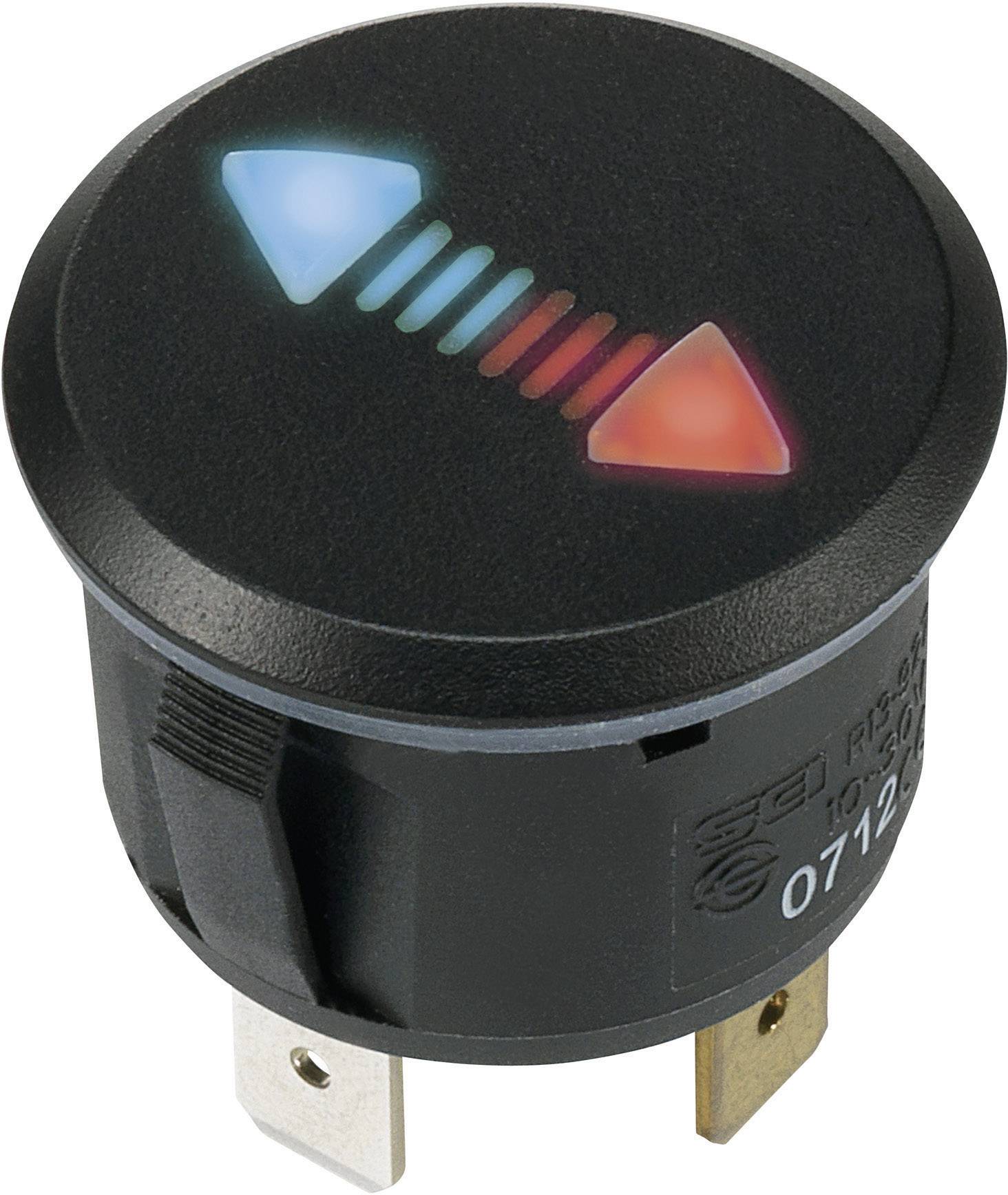 Автомобільний позиційний перемикач SCI R13-927-01-WWUR-UR, 1 x ввімкнено/вимкнено, 30 В постійного струму