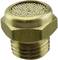 Tłumik dźwięku Messing z sześciokątnym gwintem zewnętrznym i okrągłym sitkiem. Stosowany do redukcji hałasu w systemach pneumatycznych.