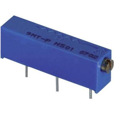 Niebieski element elektroniczny w kształcie prostokąta z napisem 'SMT-P H501 0702', posiadający kilka metalowych styków od spodu.