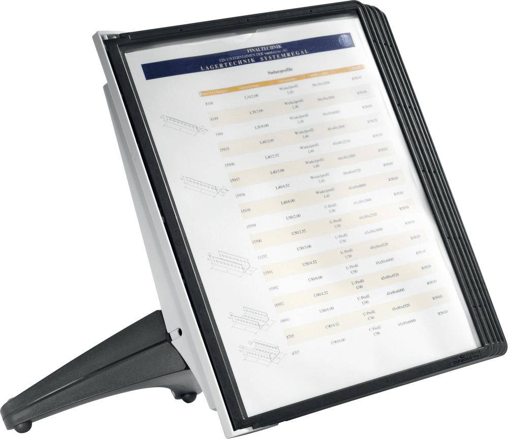 Міцна підставка для дисплейної панелі SHERPA SOHO 5 - 5540 чорна DIN A4 Кількість дисплейних панелей у комплекті 5