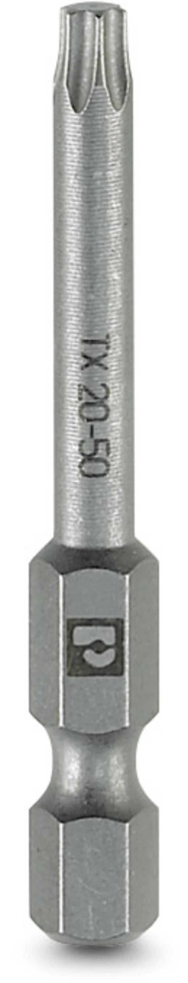 <br>  Phoenix Contact<br>  1212585<br>  SF-BIT-TX 25-50<br>  Bit-TX<br>  Końcówka wkrętaka: 1/4" (6,3 mm)<br>  Kształt końcówki: TX<br>  TX 25<br>  50 mm<br>