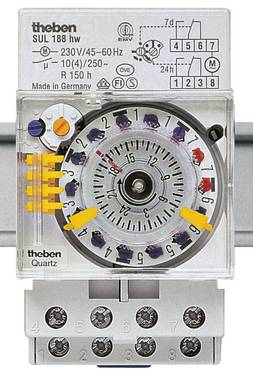Theben 1880108 Przekaźnik czasowy na szynę DIN analogowy 230 V/AC