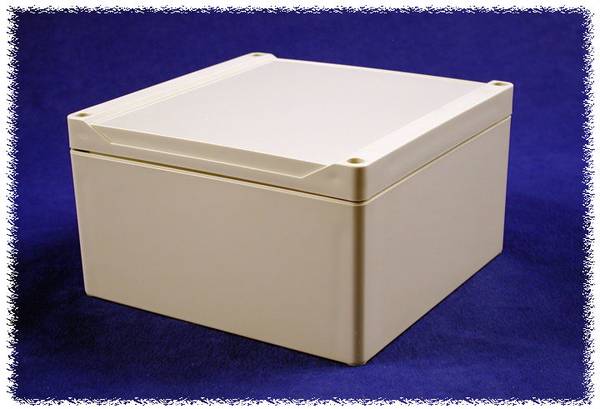 <br>  Hammond Electronics<br>  <br>  1555S2GY<br>  Obudowa uniwersalna<br>  160 x 160 x 90 <br>  poliwęglan<br>  <br>  szary<br>  1 szt.<br>  <br>