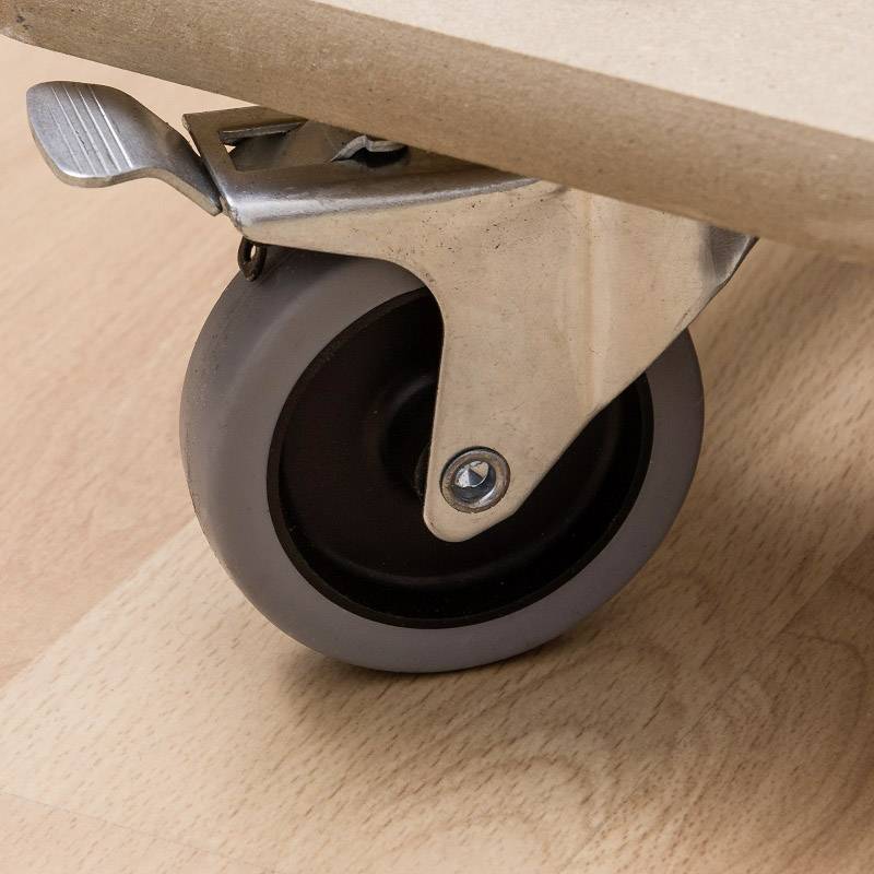 Плоский візок Meister Werkzeuge 0821390 для деревини Максимальне навантаження: 200 кг 590 мм x 290 мм Кількість роликів 4